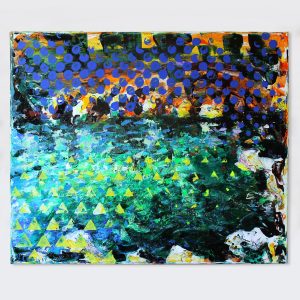 Secluded cove in the twilight