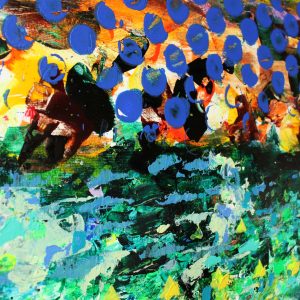 Secluded cove in the twilight